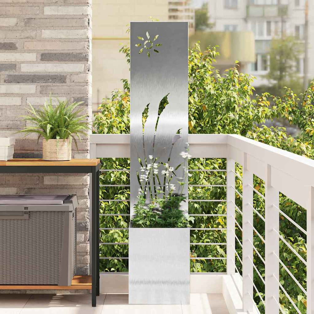 Garten Sichtschutz Silber 32x150cm