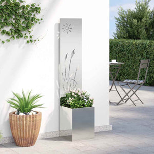 Garten Sichtschutz Silber 32x150cm