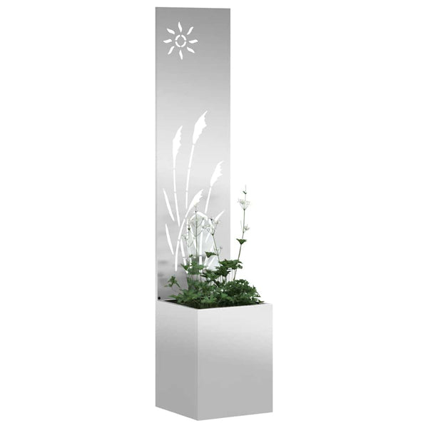 Garten Sichtschutz Silber 32x150cm