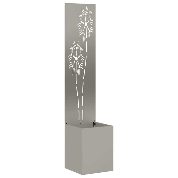 Garten Sichtschutz Floral Rostig 150cm