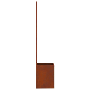 Garten Sichtschutz Floral Rostig 150cm