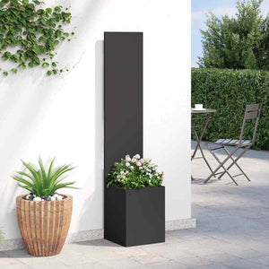 Garten Sichtschutz Leinwand Schwarz 150cm