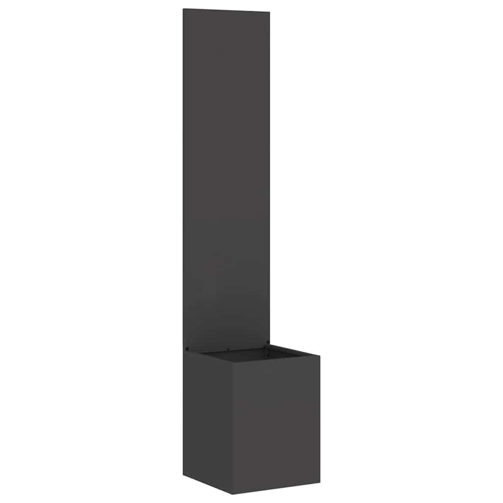 Garten Sichtschutz Leinwand Schwarz 150cm