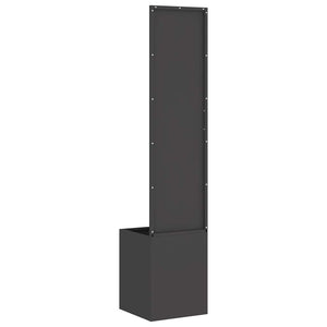 Garten Sichtschutz Leinwand Schwarz 150cm