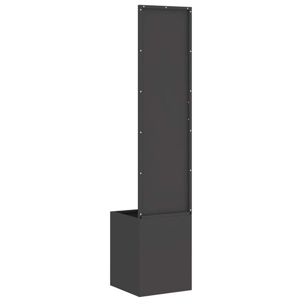 Garten Sichtschutz Leinwand Schwarz 150cm