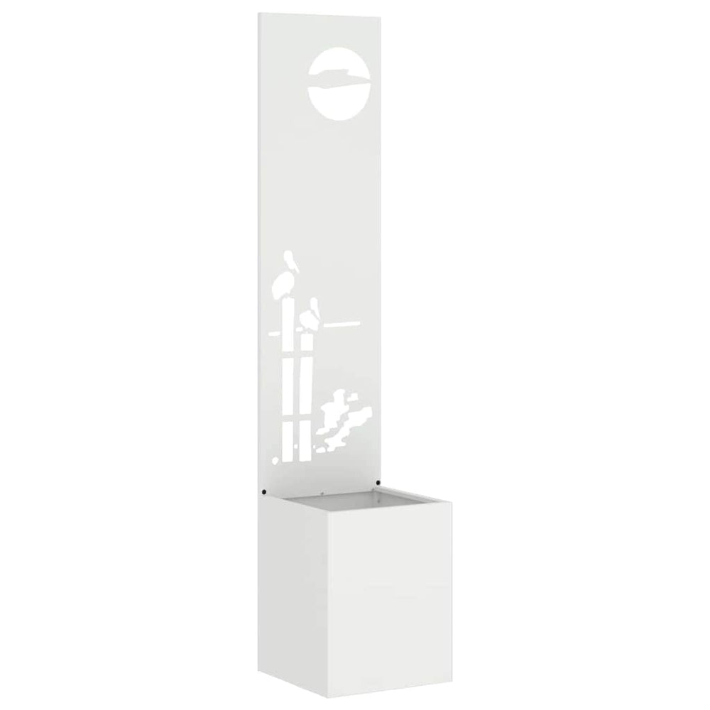 vidaXL Garden Privacy Screen White 32 x 32 x 150 cm