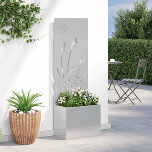 Garten Sichtschutz Silber 50x150cm