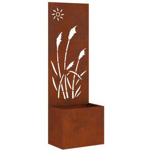 Garten Sichtschutz Rost Optik 50x150cm