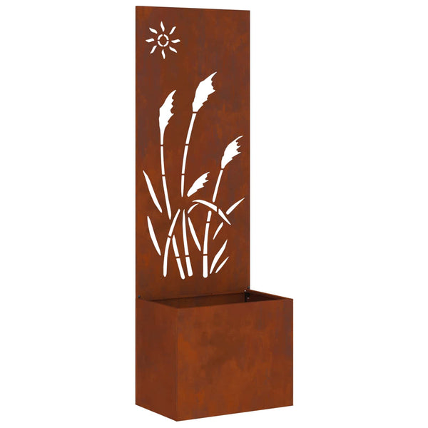 Garten Sichtschutz Rost Optik 50x150cm