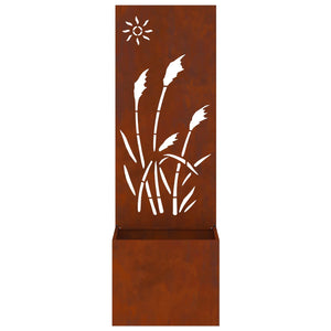 Garten Sichtschutz Rost Optik 50x150cm