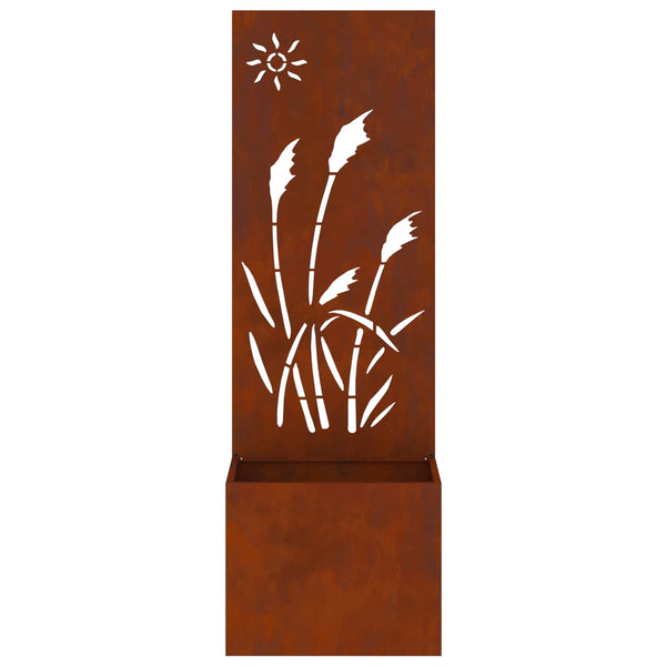Garten Sichtschutz Rost Optik 50x150cm
