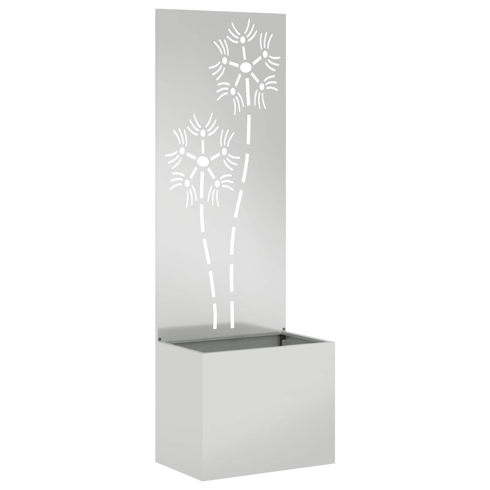 Garten Sichtschutz Silber 50x150 cm