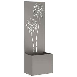 Garten Sichtschutz Floral Rostig 150cm