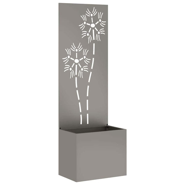 Garten Sichtschutz Floral Rostig 150cm