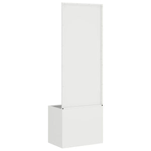 Garten Sichtschutz Leinwand Weiß 150cm