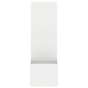 Garten Sichtschutz Leinwand Weiß 150cm