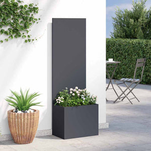 Gartensichtschutz Leinwand Anthrazit 50x150cm