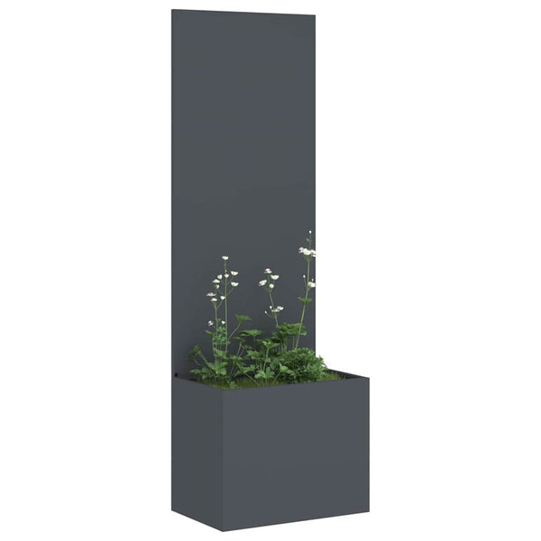 Gartensichtschutz Leinwand Anthrazit 50x150cm