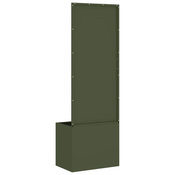 Olivgrüne Garten Sichtschutz-Leinwand 50x150 cm