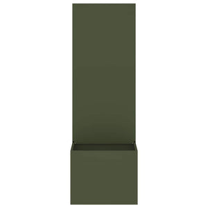 Olivgrüne Garten Sichtschutz-Leinwand 50x150 cm