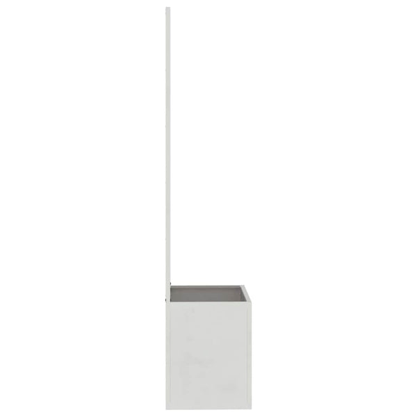 Garten Sichtschutz Silber 150cm Edelstahl