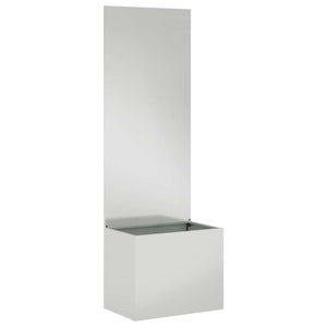 Garten Sichtschutz Leinwand Silber 150cm