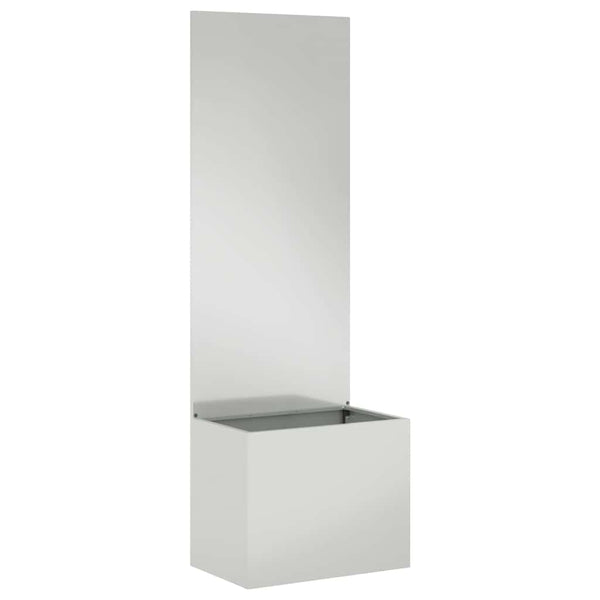 Garten Sichtschutz Leinwand Silber 150cm