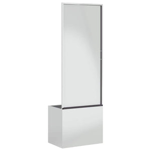 Garten Sichtschutz Leinwand Silber 150cm