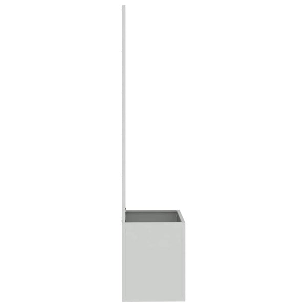 Garten Sichtschutz Leinwand Silber 150cm