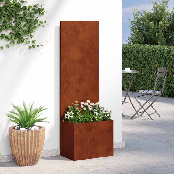 Garten Sichtschutz Rost Optik 150cm