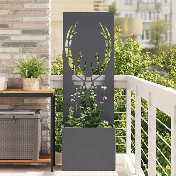Garten Sichtschutz Tiermuster Anthrazit 50x150cm