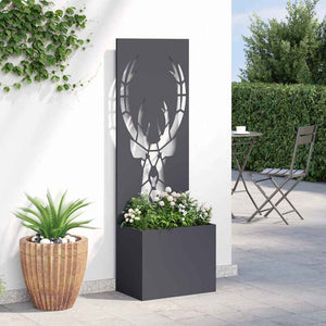 Garten Sichtschutz Tiermuster Anthrazit 50x150cm