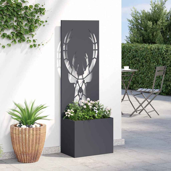 Garten Sichtschutz Tiermuster Anthrazit 50x150cm