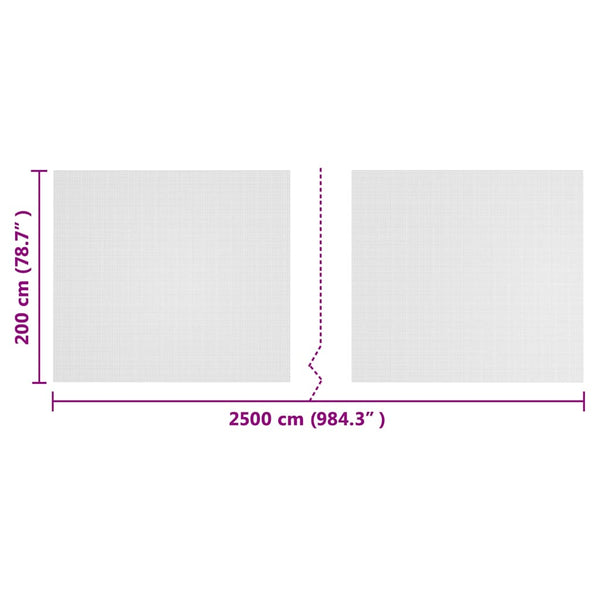 Insektennetz Weiß 2x25m Polyethylen