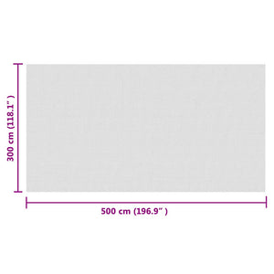 Insektennetz Weiß 3x5m Polyethylen