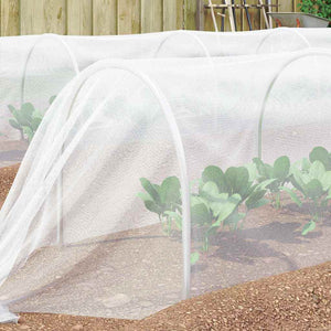 Insektennetz 3x10m Polyethylen Weiß