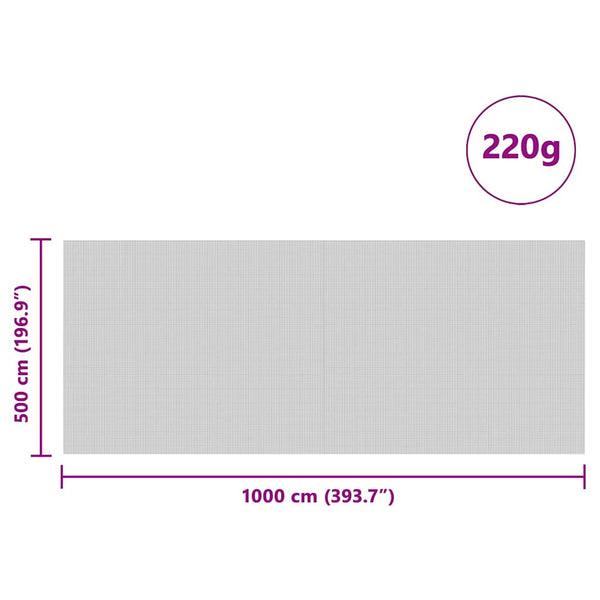 Grüne Siloabdeckung 10 x 5 m HDPE