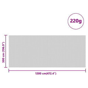 Grüne Siloabdeckung 12x5m HDPE
