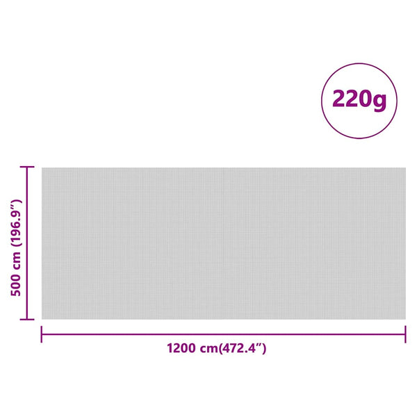 Grüne Siloabdeckung 12x5m HDPE