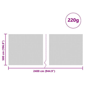 Grüne Siloabdeckung 24 x 5 m HDPE