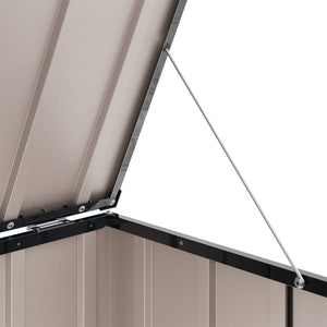 Gartenbox Stahl Schwarz 101x56,5x50cm