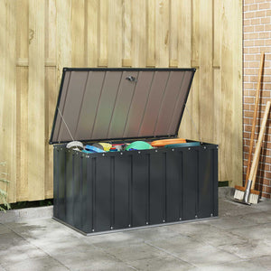 Gartenbox Stahl Schwarz 101x56,5x50cm