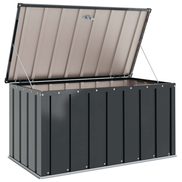 Gartenbox Stahl Schwarz 101x56,5x50cm