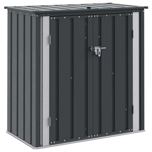 Gartenbox Schwarz Stahl 101,5 cm