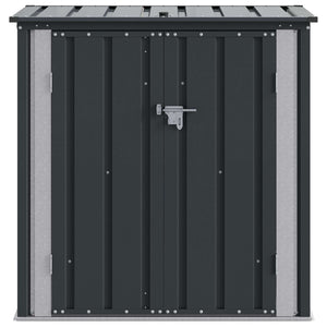 Gartenbox Schwarz Stahl 101,5 cm
