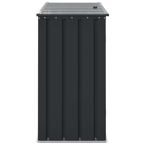 Gartenbox Schwarz Stahl 101,5 cm