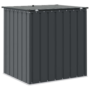 Garten Lagerbox Schwarz Stahl 101,5cm