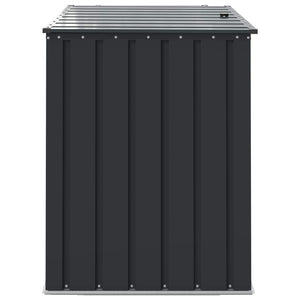 Garten Lagerbox Schwarz Stahl 101,5cm