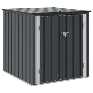 Gartenlagerbox Schwarz Stahl 101,5x107x100cm