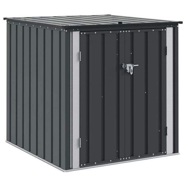 Gartenlagerbox Schwarz Stahl 101,5x107x100cm